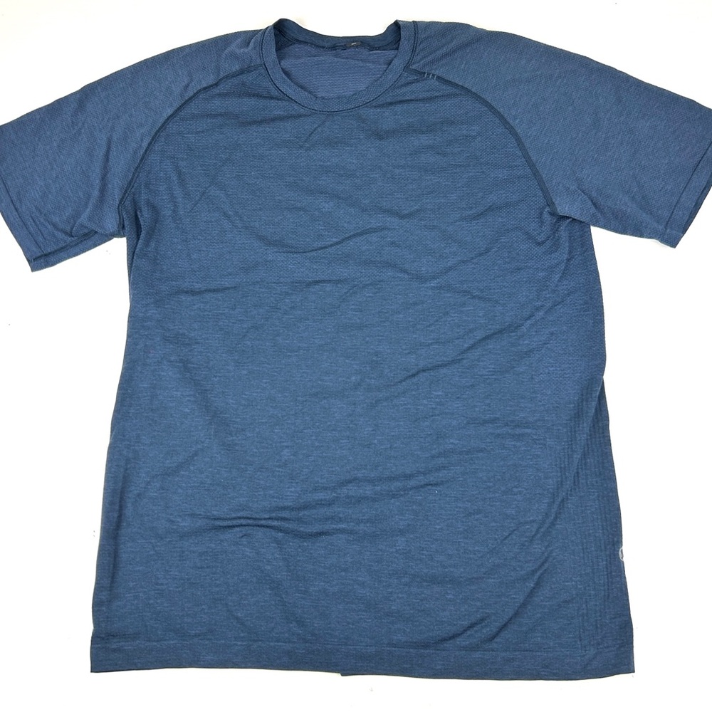 LuluLemon Men's Workout Training Vent Tech T Shirt Size Large Blue